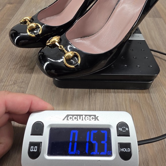 Gucci Black Patent Leather Horsebit Pumps Heels Women's Size 38 US 8 - Picture 14 of 14